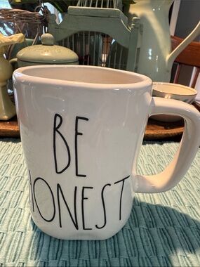 RAE DUNN Ceramic Mug - “Be Honest”
